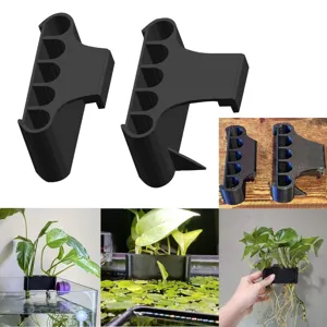 Aquarium plant holder hanging hydroponic basket for fish tank aquatic plant decoration