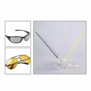 Visera parasol para coche dia y noche antideslumbrante clip gafas con doble lente practica.