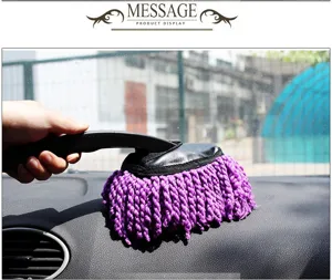 Mini plumero de cera para coche cepillo de limpieza para el polvo del salpicadero.