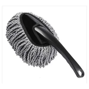 Mini Plumero para Coche Cepillo de Cera de Microfibra Herramienta de Limpieza de Polvo Interior de Auto Cepillo Portátil