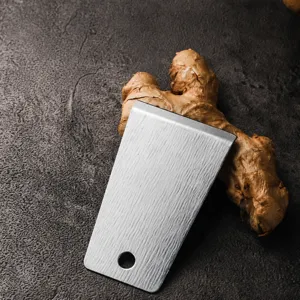 Edelstahl Ingwer Schäler Küche Knoblauch Schaber Kartoffel Schälwerkzeug Metall Gadget