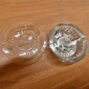 Posacenere usa e getta in plastica trasparente per salotto d'hotel anti-cenere utile