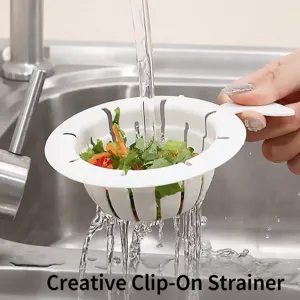 Panier Filtre pour Évier de Cuisine en Plastique Mignon Animal Dessin Animé Collecteur de Résidus Anti-Colmatage