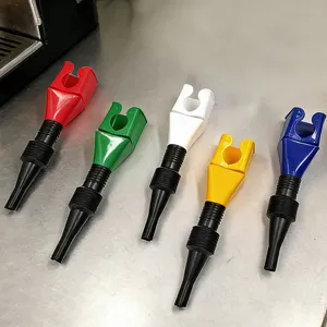 Universal hands-free refueling funnel multi-color automotive oil filler tool for car