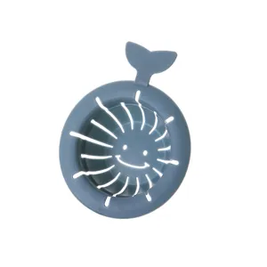 Filtre d'evier de cuisine gris avec jolie poignee en queue de baleine vue principale