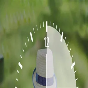 Detailafbeelding van buitenmuggenwerende pleister met hoedontwerp en klokgrafische weergave.