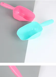 Pelle en plastique épaissie pour aliments pour animaux, grande pelle à litière, sable pour enfants.