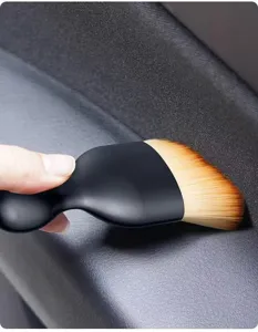 Car interior cleaning brush soft bristle auto dashboard gap dust removal detailing tool