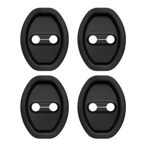 Universal car door lock protective silicone dampening pads noise reduction covers 4pcs set