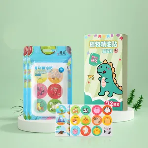 Kinderen Buiten Muggenspray Pleisters Plantaardige Etherische Olie Cartoon Vliesstof Anti Muggen Stickers Voor Baby's Zuigelingen