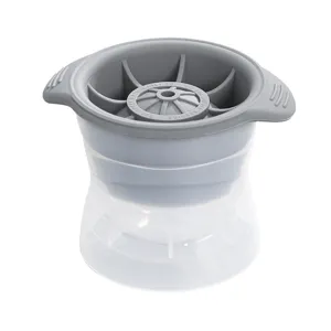 Moule à glaçons rond en silicone pour whisky et cocktails, grand fabricant de sphères.