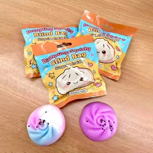 Dumpling squishy blind bag sensory decompression toy slow rebound fake food stress relief toy