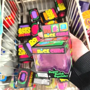 NeeDoh nice cube παιχνίδι fidget άγχους αισθητηριακό super solid squish για παιδιά διασκεδαστικό