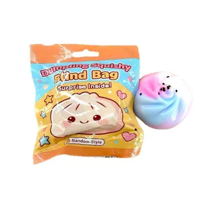 TikTok blind bag squishy dumpling slow rebound stress relief toy cute food packaging