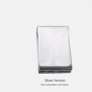 Emergency thermal blanket silver foil outdoor survival camping portable folding warm rescue tool