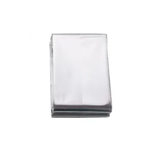 Emergency thermal blanket for outdoor survival, waterproof silver foil rescue gear.