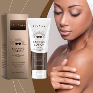 Buiten Zonbescherming Zonnebrandlotion Vochtinbrengend Sneltrogend Gouden Bronzing Lichaamsverzorging Crème