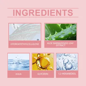 Silicone chest care patch ingredient detail graphic showing key active components clearly.