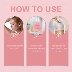 OceAura seamless silicone nip cover instructions detail graphic for comfortable daily wear.