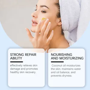 South Moon facial repair moisturizing cream with natural coconut oil for skin care.