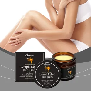 Ximonth Tallow Collagen Lymph Relief Bee Balm deep nourishing body care cream 60g jar