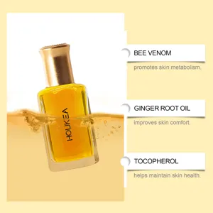 HOUKEA Bienenvenom Körperpflegeöl Detailansicht mit nährenden Inhaltsstoffen und Textur.