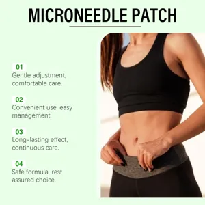 Cerotto corporeo con microaghi per la cura della pelle e silhouette, formula delicata.