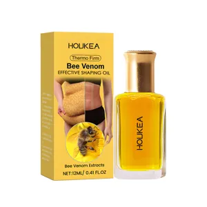 HOUKEA Bienengift Formungsöl 12ml, sanft feuchtigkeitsspendendes Körperpflege-Massageöl.
