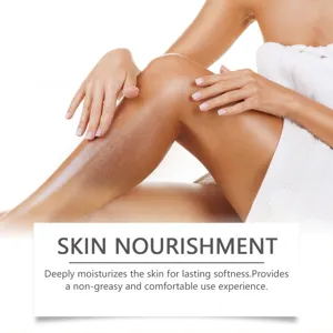 Soothing body oil deep moisturizing nourishing skin for long lasting softness and comfort.