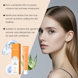 Jaysuing crème dépilatoire visage à l'aloe vera formule douce peau sensible soin lissant 20g