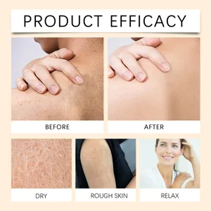 Detailed skincare efficacy chart showing before and after results for smooth skin care.