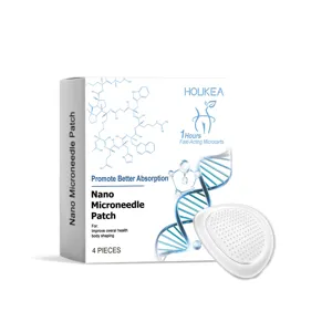 HOUKEA body care nano microneedle patch shaping skin care routine 4 pieces box