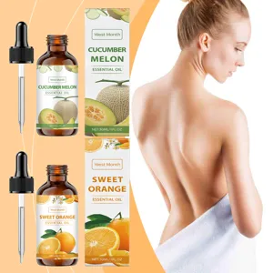 Soothing Body Care Essential Oil Cucumber Melon And Sweet Orange Moisturizing Nourishing Plant Massage Oil