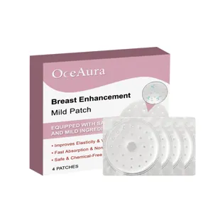 Kit de soins mammaires OceAura avec patchs doux et quatre coussinets de levage en silicone.