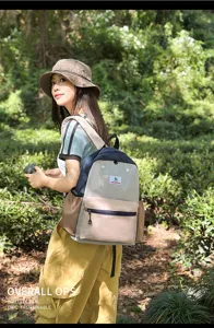 Ιπωνικο στυλ μπλοκ χρωματος φοιτητικο σακιδιο μεγαλη χωρητικοτητα σχολικη τσαντα