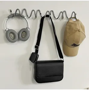 Borsa a tracolla nera in pelle PU per uomo e donna, borsa minimalista di tendenza con pochette.