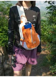 Υπαίθρια αθλητική τσάντα στήθους crossbody για γυναίκες, πολυλειτουργική τσάντα ώμου πεζοπορίας.