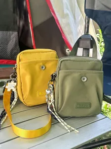 Outdoor casual nylon shoulder bag crossbody small square bag for daily commute and travel