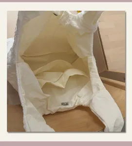 Damen Segeltuch Shopper Innenseite Detail Ansicht große Kapazität Schultertasche Reißverschluss