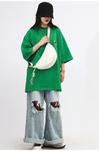 Trendy white nylon crescent crossbody bag for daily fashion, lightweight shoulder dumpling bag.