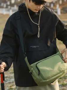 Bolso Bandolera Casual De Lona Para Trekking Outdoor Unisex Bolso De Hombro Sport