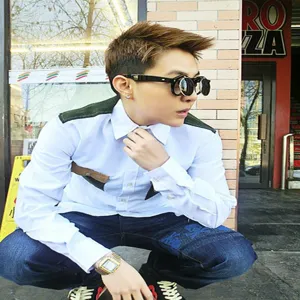 Punk doppellagige Sonnenbrille Retro Metall runder Rahmen optische und Sonnenbrille Mode Stil