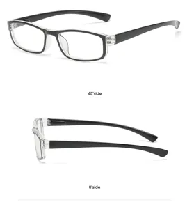 Ultraleichte Lesebrille mit Blaulichtfilter, kleiner Farbverlauf-Rahmen für Senioren.