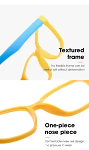 Gafas anti luz azul para ninos montura TR90 flexible comodo uso diario para proteccion