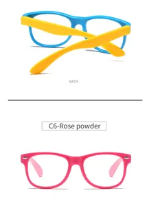 Kinder Blaulichtfilter Brille für Jungen und Mädchen 7-15 Jahre, flexibles TR90 Gestell chic.