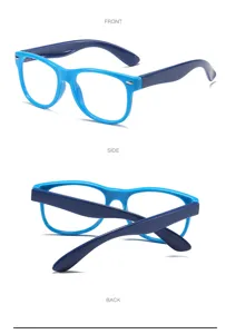 Kinder Blaulichtfilter Brille mit flexiblen TR90 Gestellen für Kinder von 7 bis 15 Jahren.