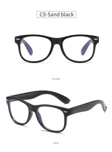Details der Blaulichtfilter Kinderbrille, TR90 flexibler Rahmen für Jungen und Mädchen Alltag.