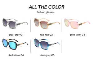 Élégantes lunettes de soleil pour femmes tendance avec branches pailletées et protection.