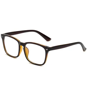 Gafas Cuadradas Anti Luz Azul Montura Carey Óptica Para Uso Diario En La Oficina