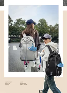Sac à dos de voyage extérieur grande capacité mode casual pour étudiants et navettage